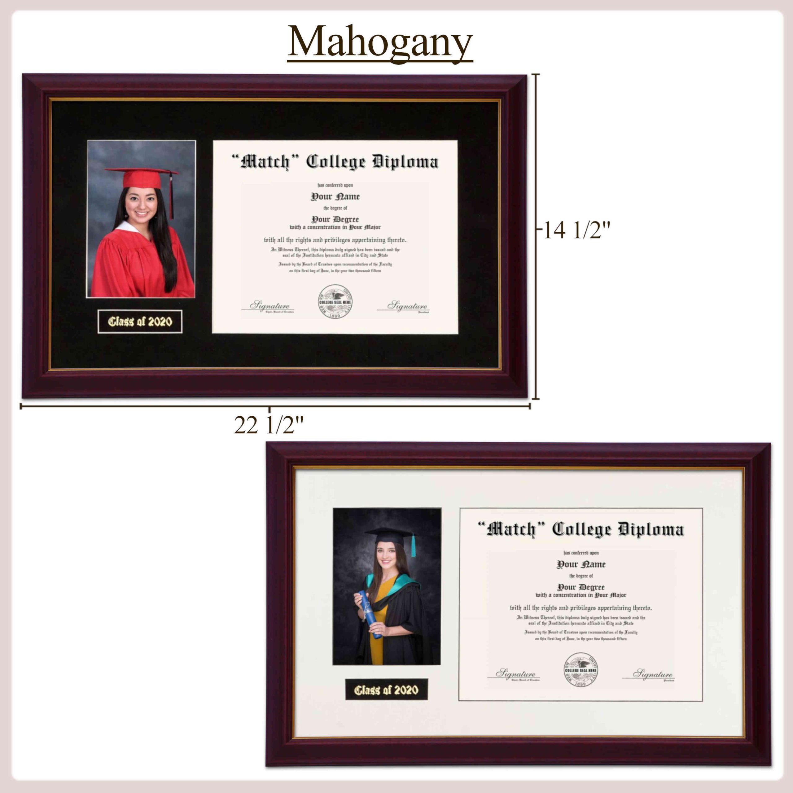 Click to Buy Mahogany Diploma Frame